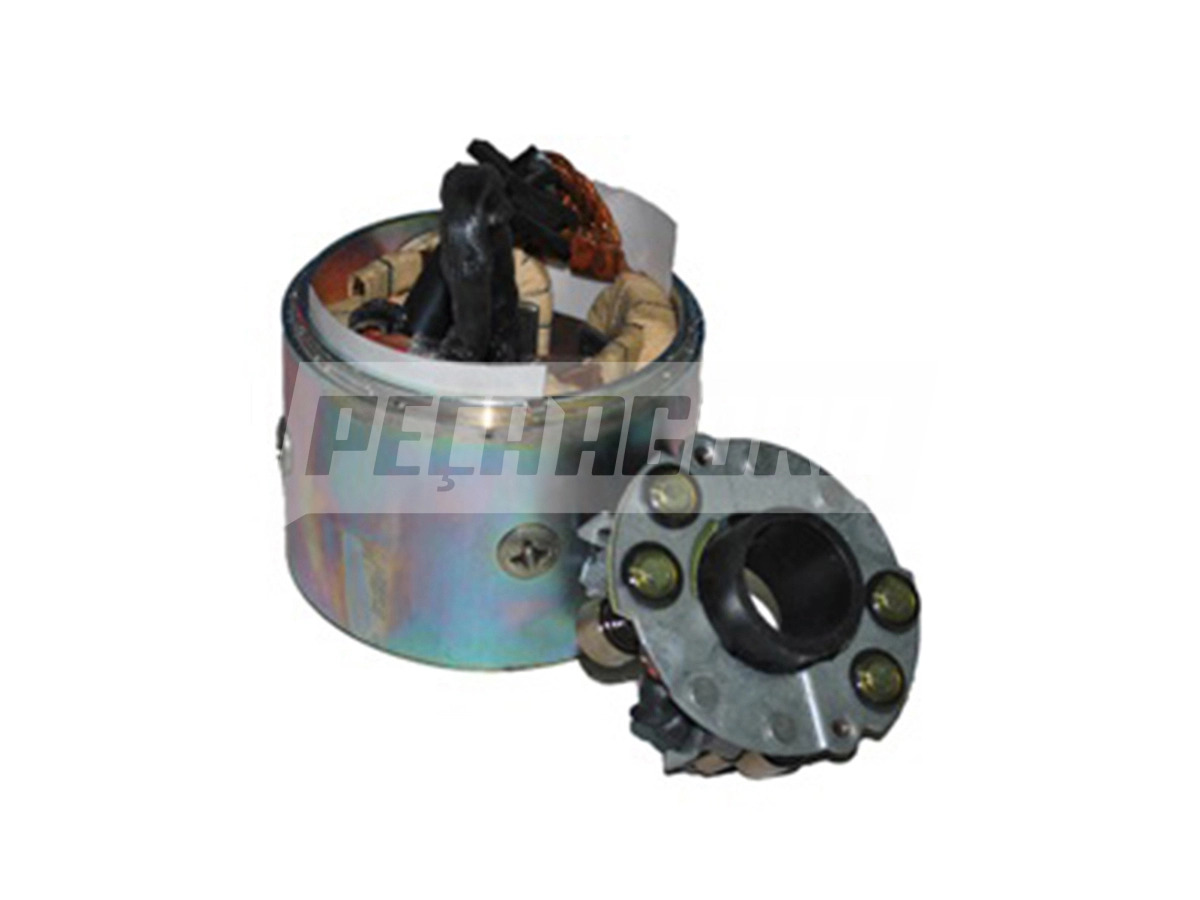 JOGO CARCACA BOBINA CAMPO MOTOR PARTIDA M100R (2T0911115E,)