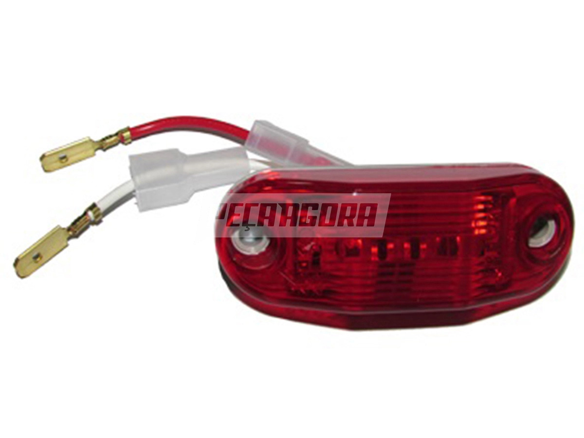 LANTERNA DELIMITADORA VERMELHA LED RUBI COM RABICHO PLUGUE PARA CONECTOR (899650