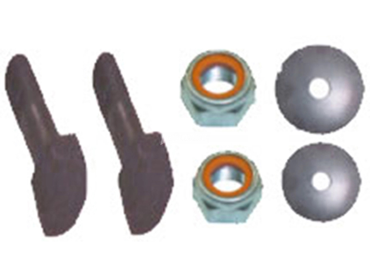 KIT PARAFUSO DE RODA 50MM FORD F600 F7000 F11000 2 PARAFUSOS 2 PORCAS 2 ARRUELAS