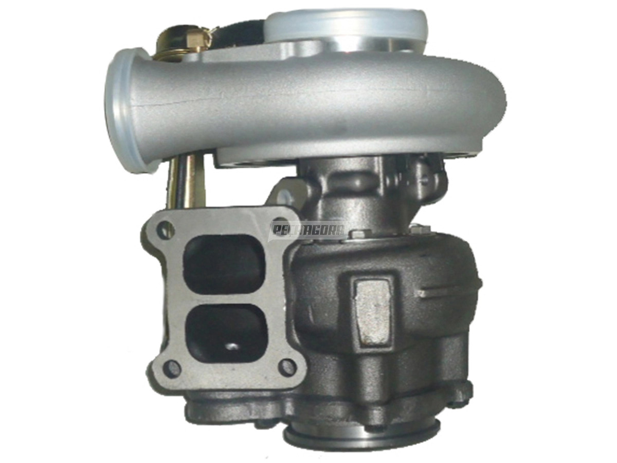 TURBO COMPRESSOR TURBINA HX40W COM WASTEGATE FORD 2626 2425 2002 A 2006 TODOS CO