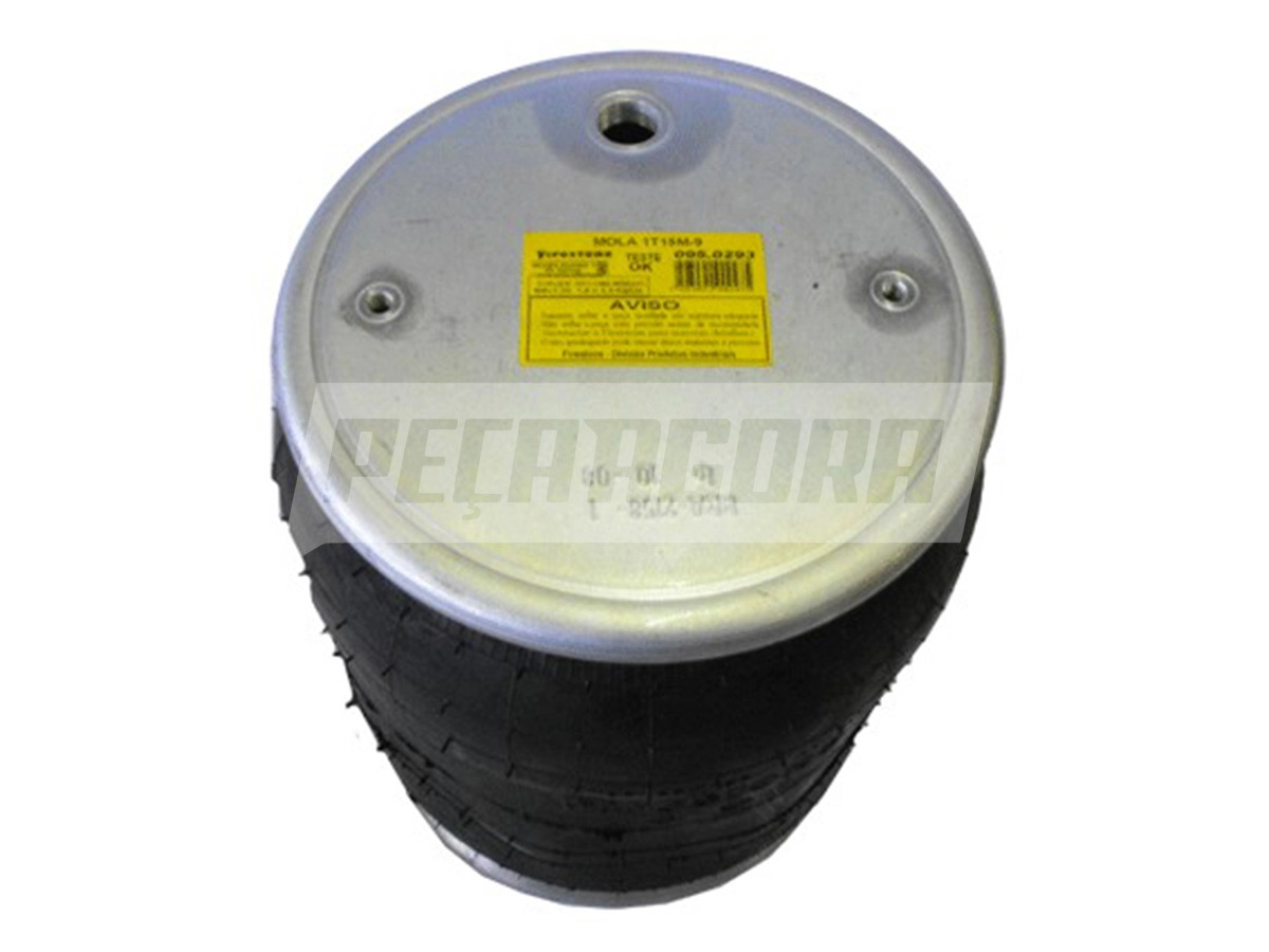 MOLA PNEUMATICA 1T15M-9 ALT MAX 599MM ALT MIN 260MM DIÂMETRO MAXIMO 322MM FIXAC