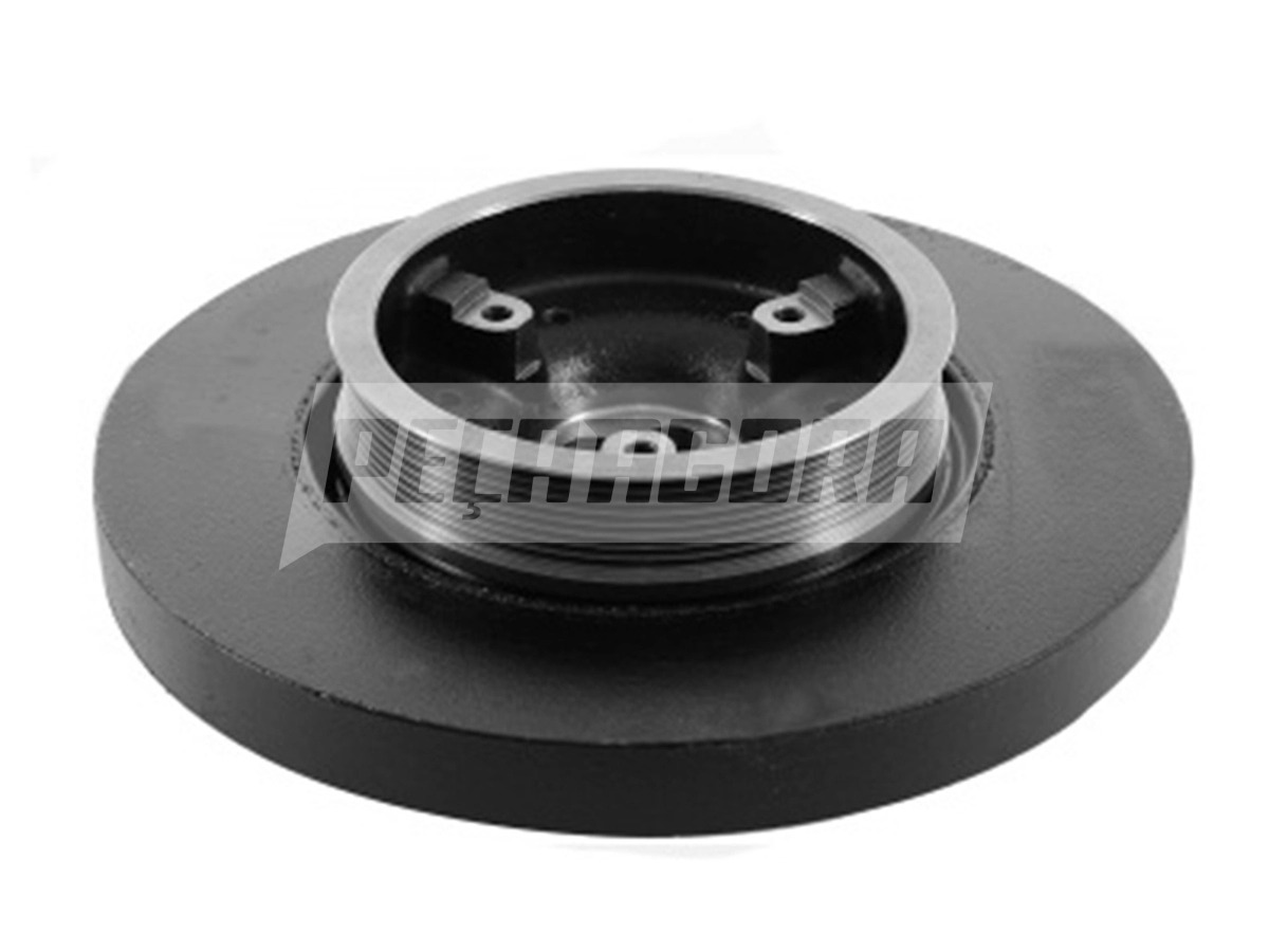 POLIA ANTIVIBRADORA VIRABREQUIM VW 17210 23210 MOTOR MWM EURO II 6.5L 210CV ONIB