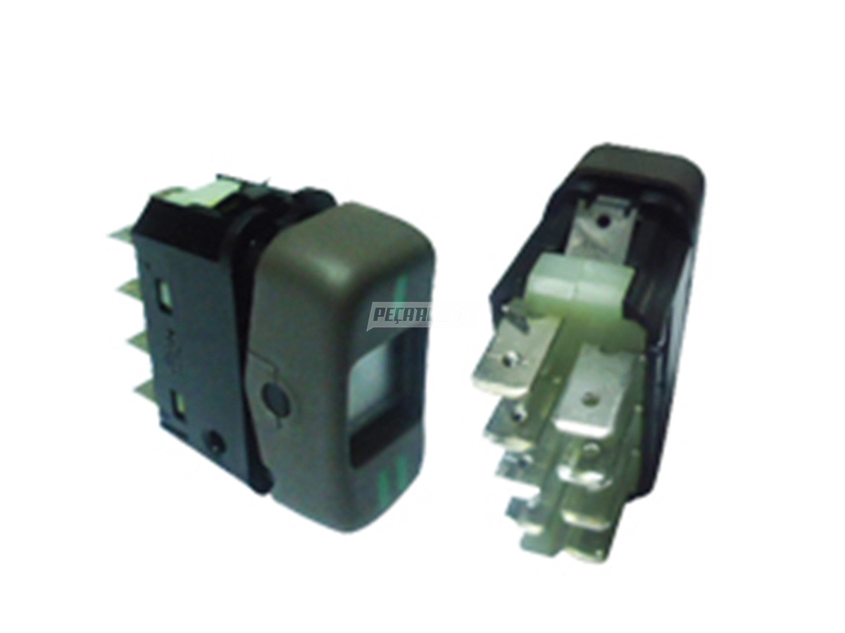 INTERRUPTOR 2 POSICOES 24V PRETO (3865457714,)