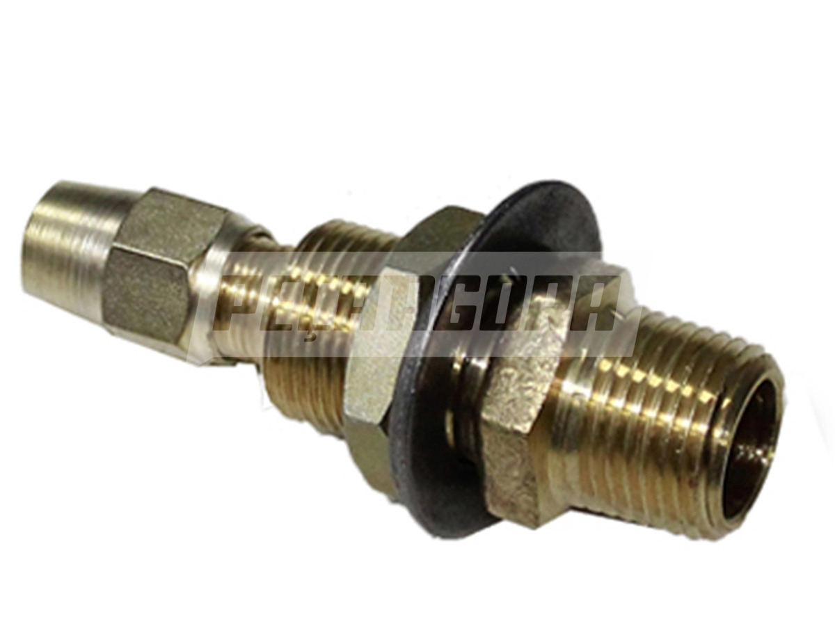 UNIAO ANTEPARO 1/2 NPTX3/8 COM PORCA CONICA APLICACAO GERAL (0464)