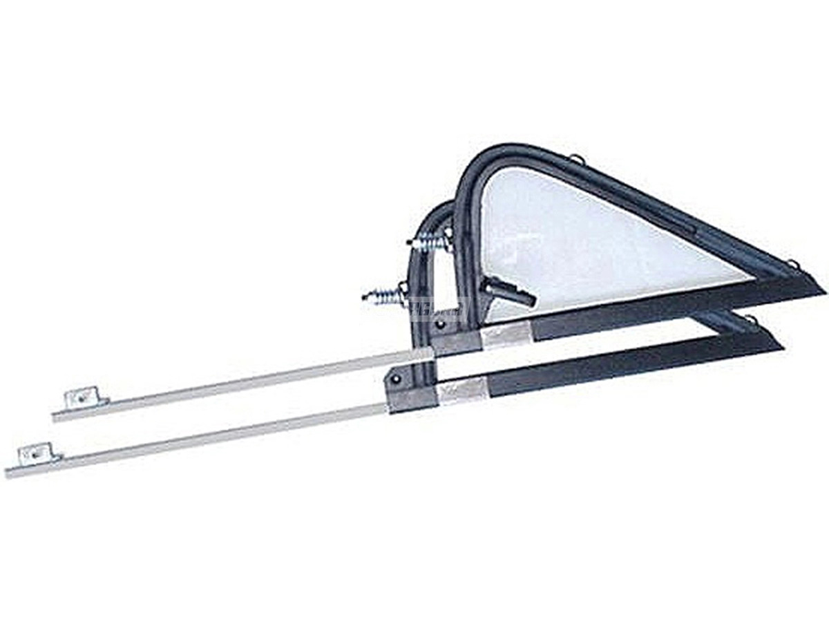 QUEBRA VENTO PORTA LE ESQUERDO COMPLETO INCOLOR FORD F600 F1000 F4000 F11000 (BE