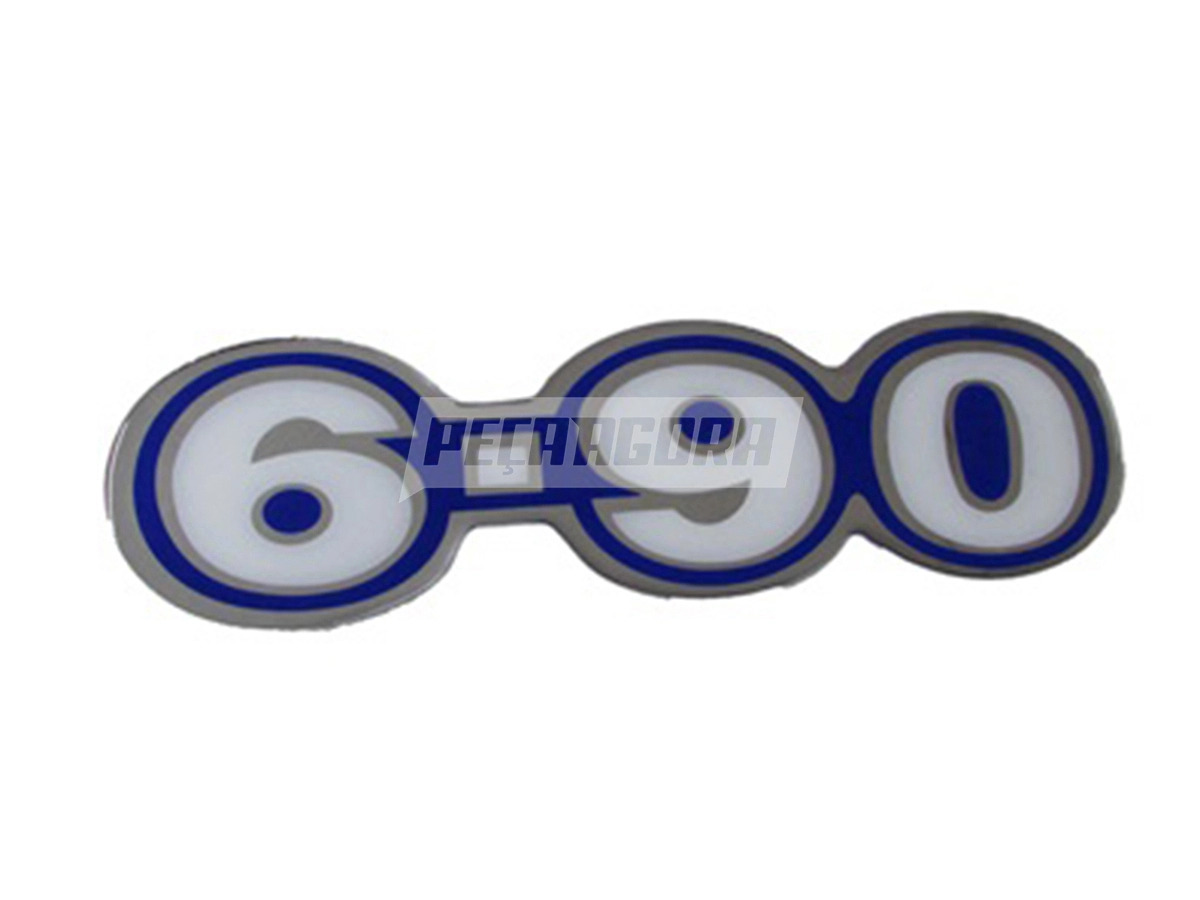 EMBLEMA COLANTE FRONTAL 690 SERIE AZUL VW 690 (T06853751A)