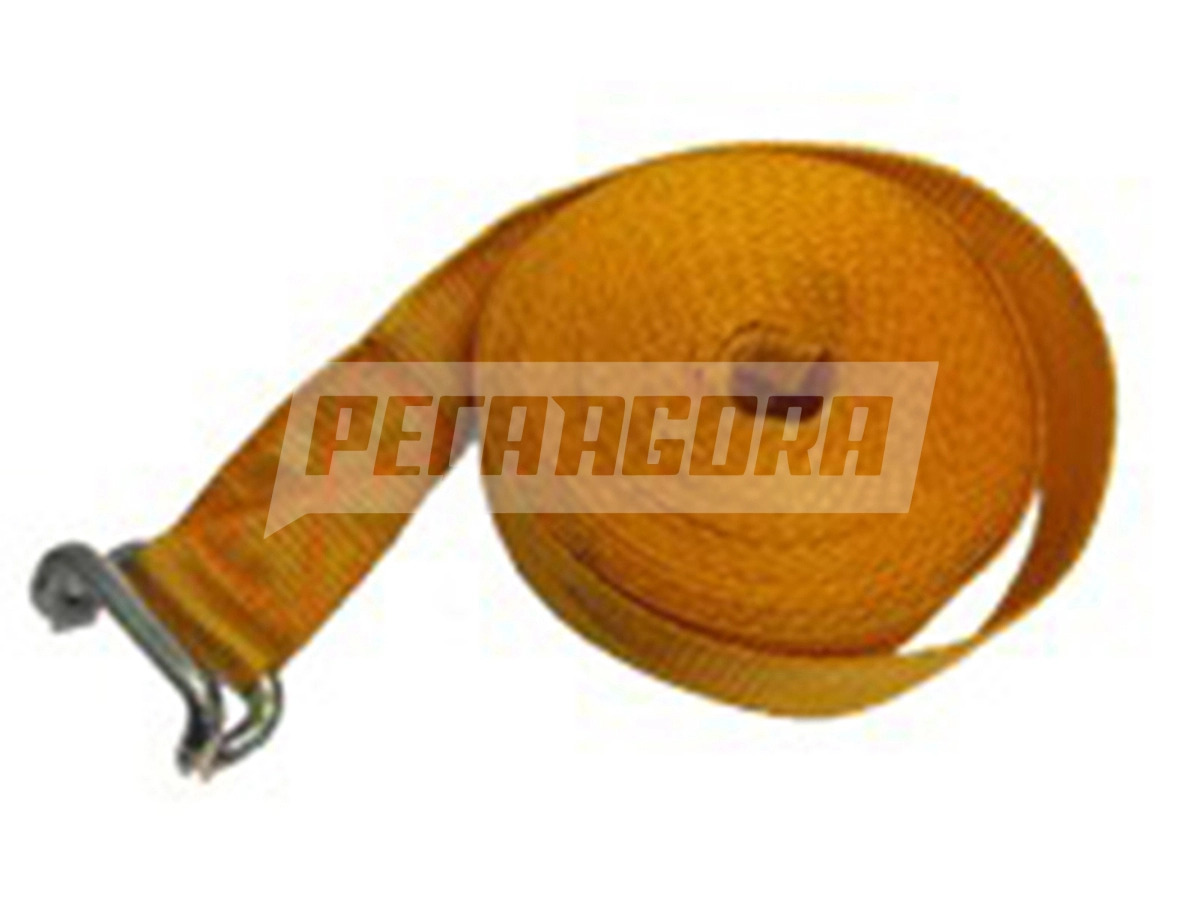 CINTA AMARRACAO AMARRAR CARGA CAMINHAO 9 M CAPACIDADE 3 TONELADAS GANCHO GARRA (