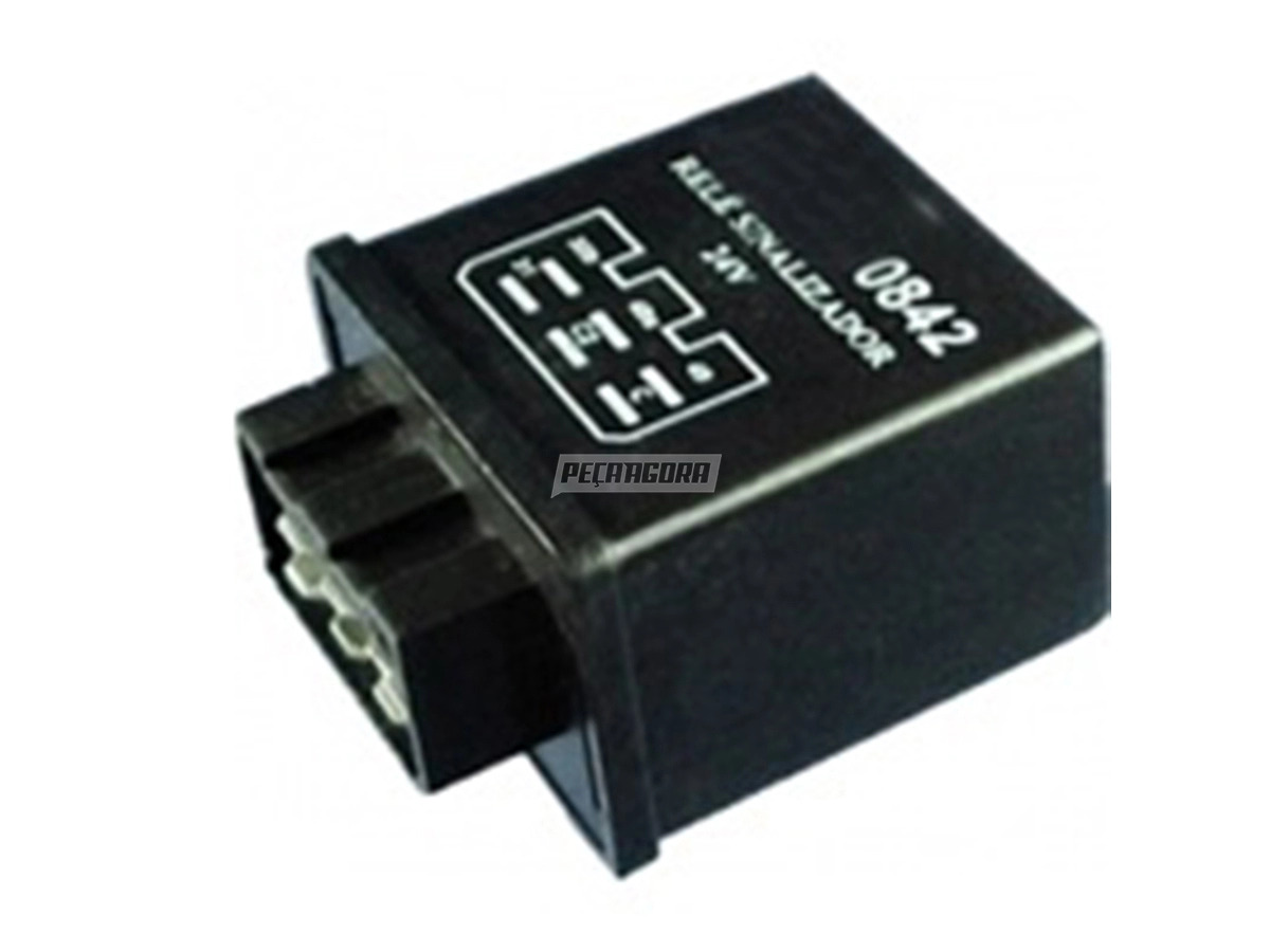 RELE SETA 2 SAIDAS LUZ PILOTO 24V 500W MB O371 O400 92 DIANTE 2 SAIDAS C1,C2 SEM