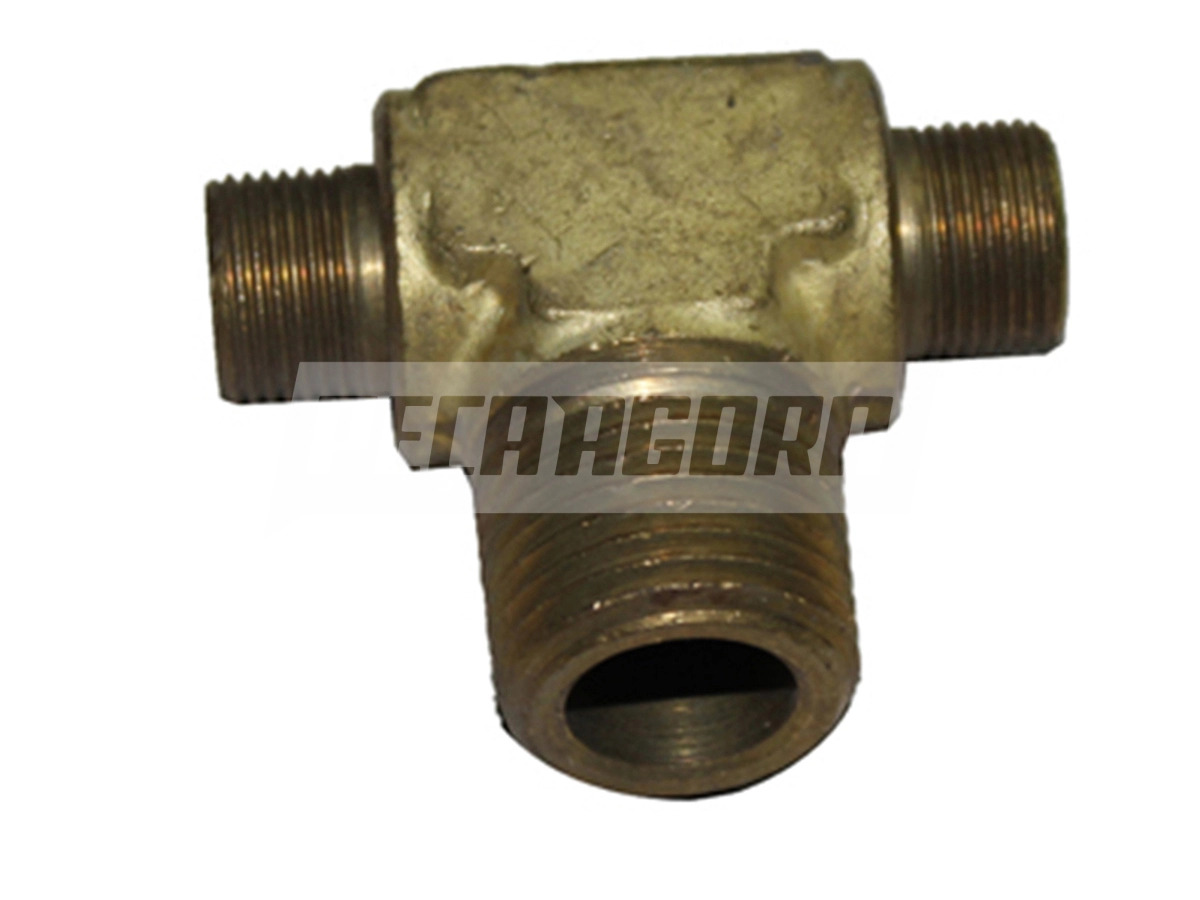 CONEXAO TEE CENTRAL 1/2 NPT X 3/8 TUBO . (0416)