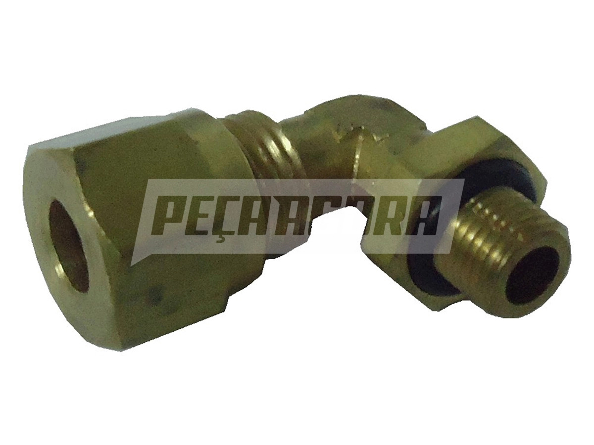 COTOVELO MACHO M10X1,5 X 8MM TUBO PORCA E ANILHA DIVERSAS (1266M)