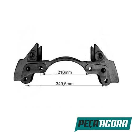 SUPORTE DA PINCA 22,5 KNORR SN6*, SN7* E SB7* MB MERCEDES BENZ 1938 1944 DIANTEI