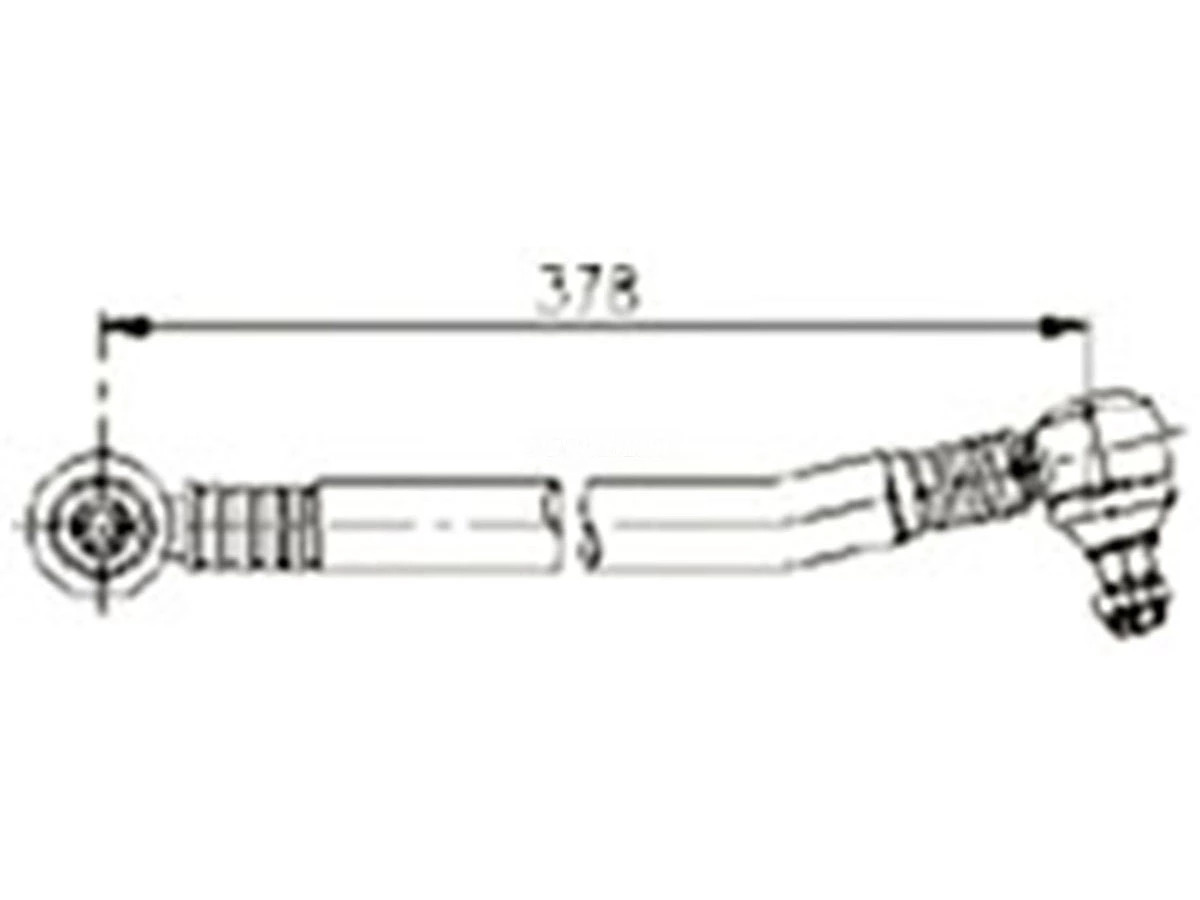 BARRA DIRECAO 378MM GM A60 C60 D60 80 A 84 (94614003)