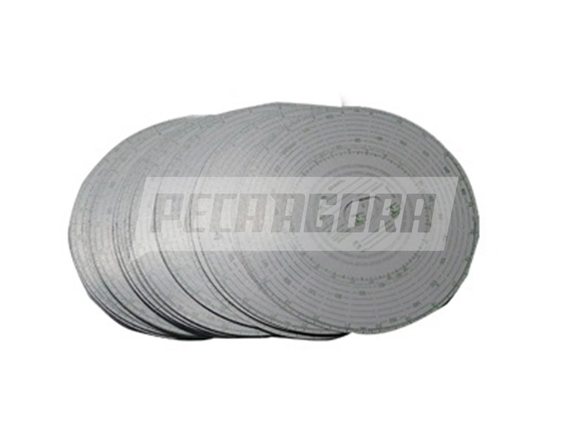 DISCO TACOGRAFO SEMANAL 180KM 20X20 CAIXA 10 CJ . (2P0957040A)