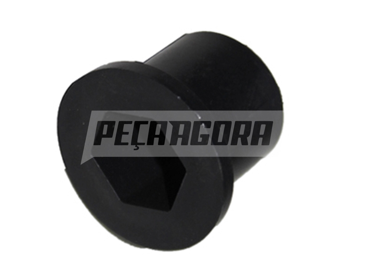 BUCHA EIXO SEXTAVADO EXTERNA, MAIOR, MATERIAL NYLON (5084012302)