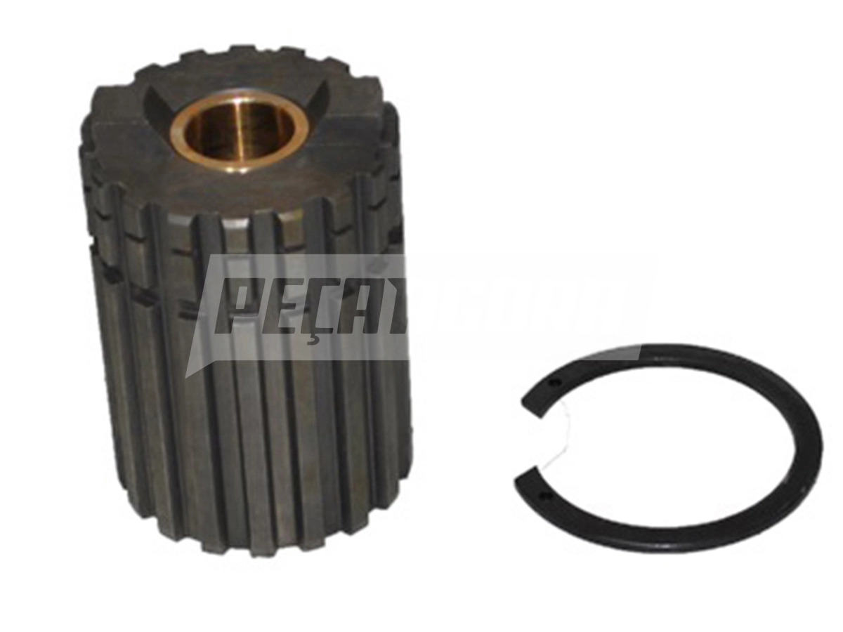 JOGO EIXO INTERMEDIARIO E BUCHA CÂMBIO RT7608L VW FORD  (TJG311417,)