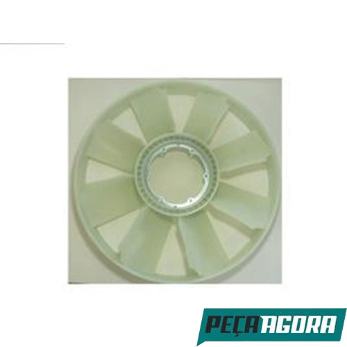 HELICE RADIADOR MOTOR NYLON 8 PAS COM ANEL MB MERCEDES BENZ OM926LA 1933S 2628BK