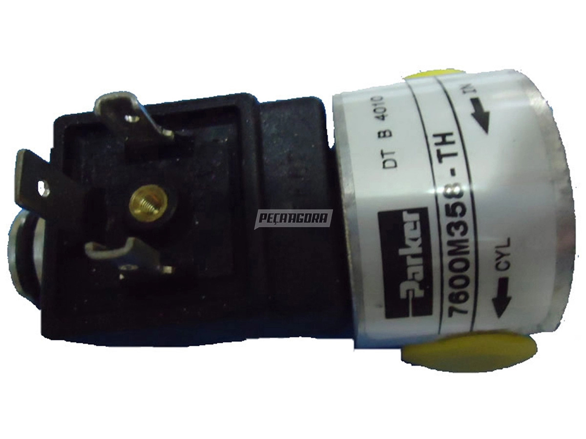 VALVULA SOLENOIDE 12V FREIO MOTOR MB 1418 1614 1618 1625 2318 2325 1214 1215 121