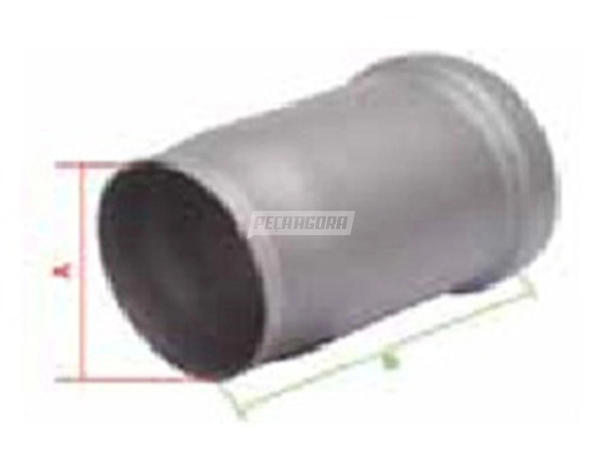 CAPA PONTUVA COM VEDACAO RASPADOR MB L2638 LK2638 LS2638 INTERNO 111,10MM COMPR 