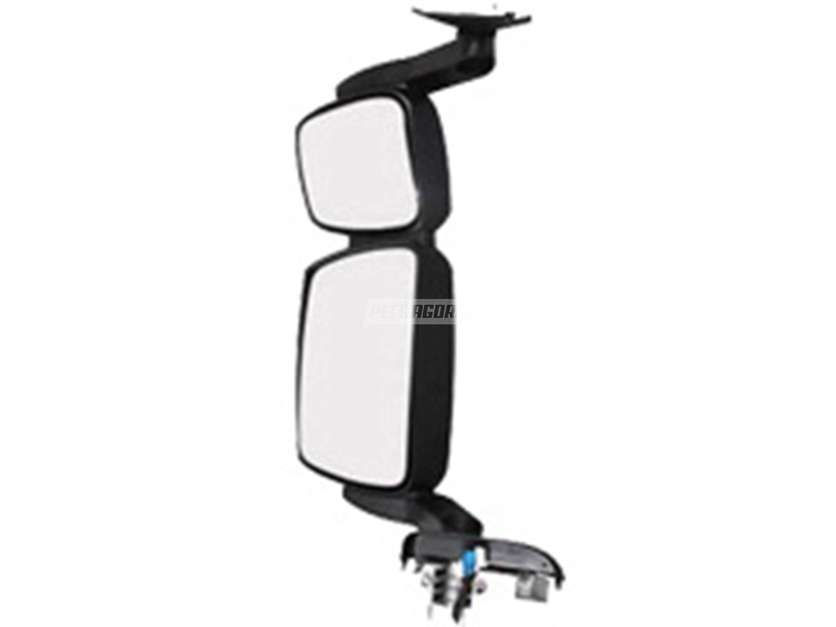ESPELHO RETROVISOR DUPLO LE ESQUERDO MANUAL PARA IVECO STRALIS E NOVO TRAKKER BR