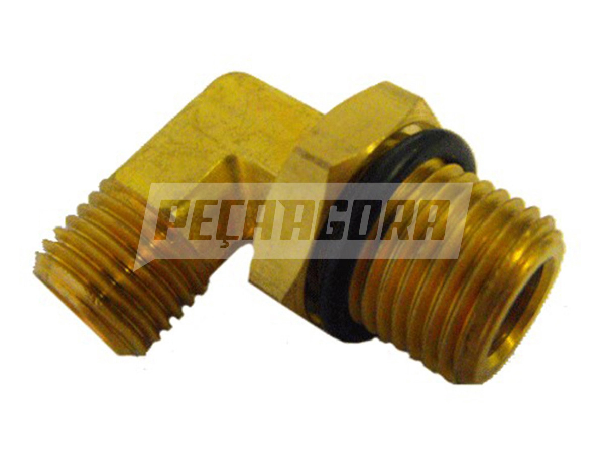 COTOVELO MACHO M16X1,5 X 8MM TUBO PORCA E ANILHA DIVERSAS (210302460)