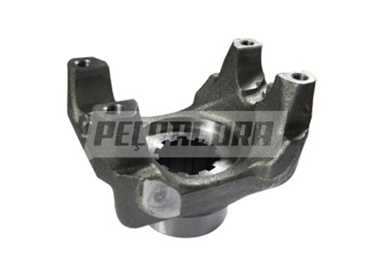 FLANGE TRASEIRA CARDAN 10 ESTRIAS CÂMBIO FS4205A FORD CARGO 1317E 1517E COM CÂ