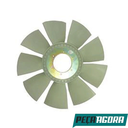 HELICE RADIADOR MOTOR 9 PAS NYLON MB MERCEDES BENZ OM 904LA 366LA OH1115L 1521L 
