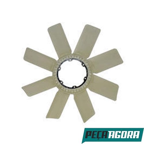 HELICE RADIADOR MOTOR 8 PAS SEM VISCO PARA SCANIA 124 P G R (2132266)