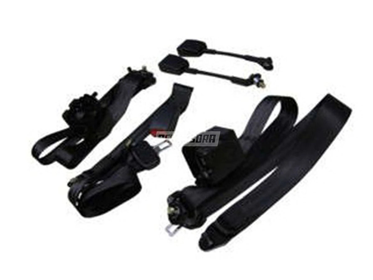 JOGO CINTO SEGURANCA 3 PONTAS VW TODOS CINTO PRETO PASSAGEIRO PRETO (2RD857681B9