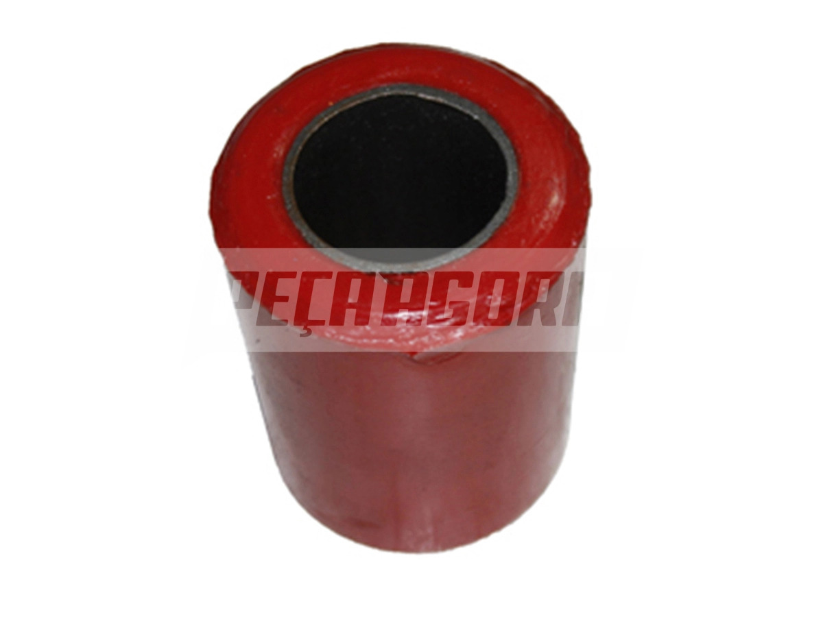 BUCHA TENSOR RANDON CONICA SEM TUBO SUSPENSAO ESTAMPADA POLIURETANO PRETO MEDIDA