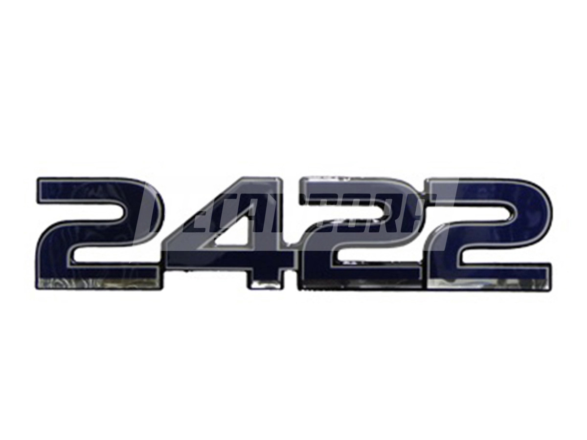 EMBLEMA COLANTE FRONTAL 2422 FORD CARGO 2422 97 A 2000 (98HU16605PA)