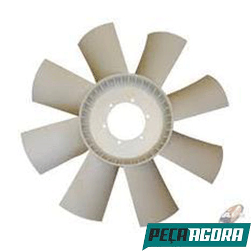 HELICE RADIADOR MOTOR 8 PAS PLASTICA SEM VISCO MB MERCEDES BENZ 1935 38 41 45 26