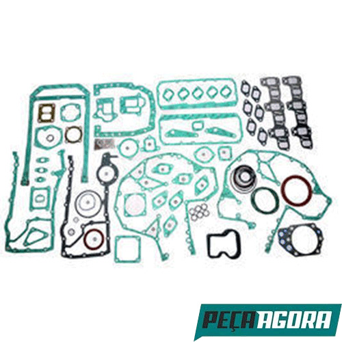 JOGO JUNTAS MOTOR COM CABECOTE COM RETENTOR SEM ANEIS PARA SCANIA P93 TODOS (551