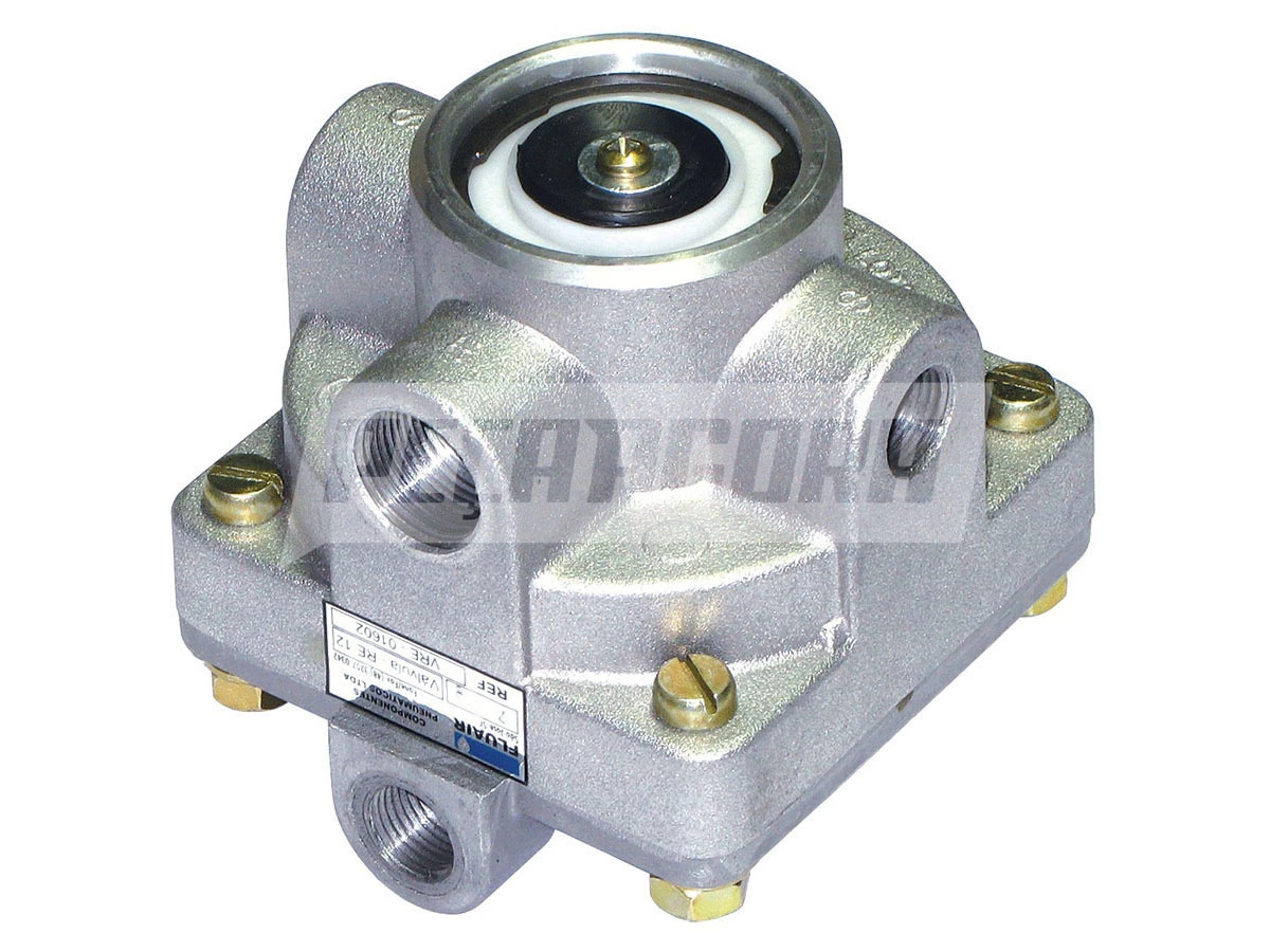 VALVULA RELE RE12 ROSCA M16X1,5 X M22X1,5 FIXACAO LATERAL (7007004078001)